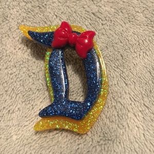 Snow White Disney “D” Brooch
